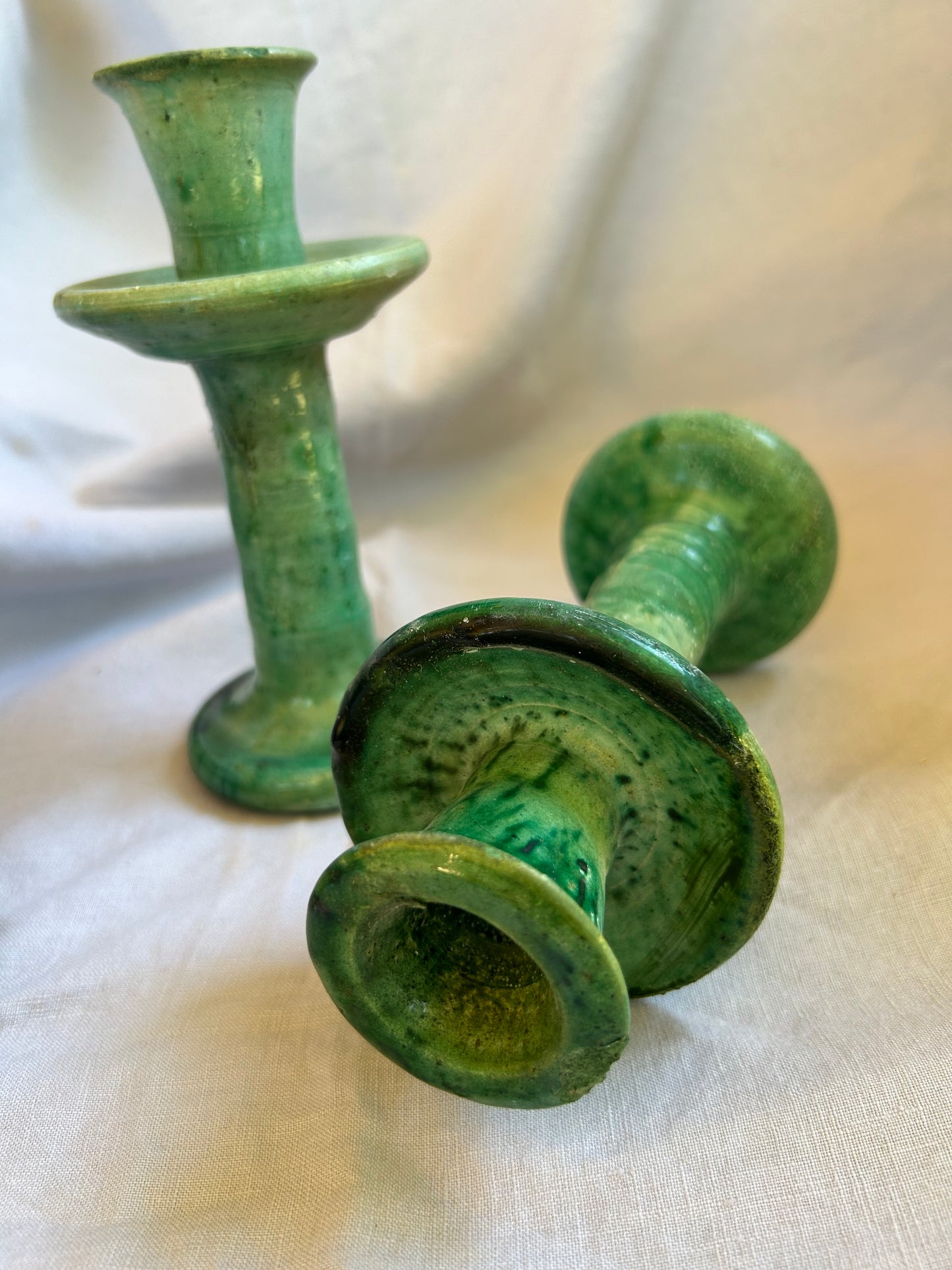 Tamegroute Candlestick Holder • Green