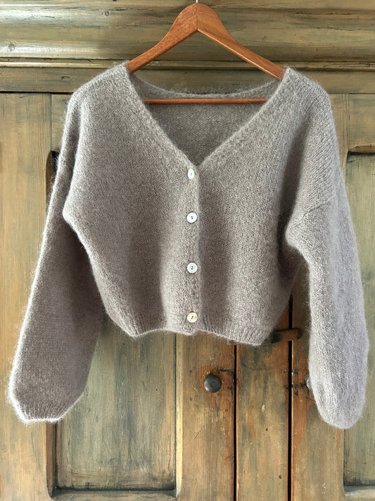 Mohair Cardigan • Light Taupe