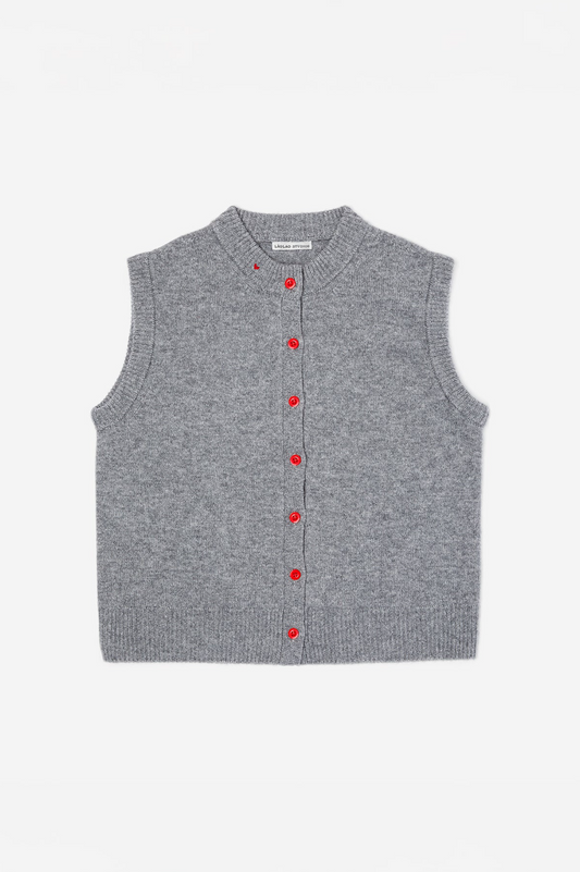 Button Vest • Grey
