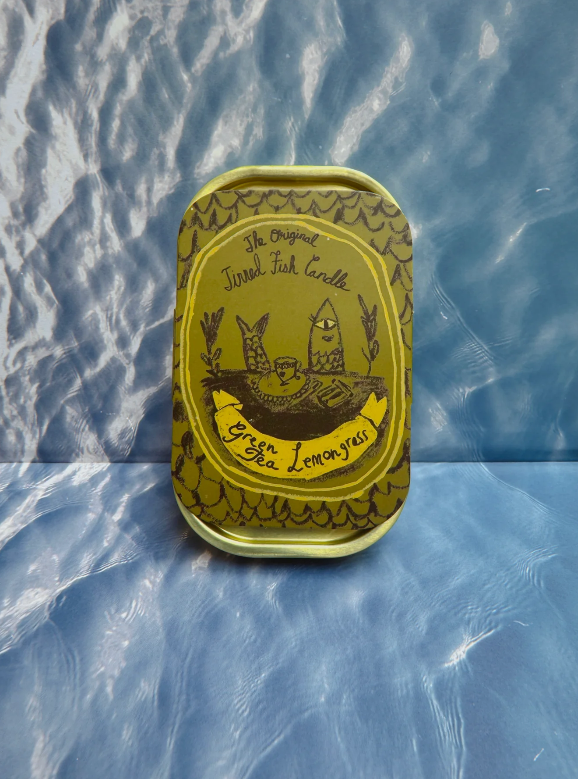 Tinned Fish Candle • Green Tea & Lemongrass