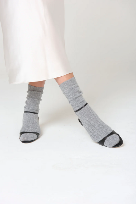 Cashmere Socks • Grey
