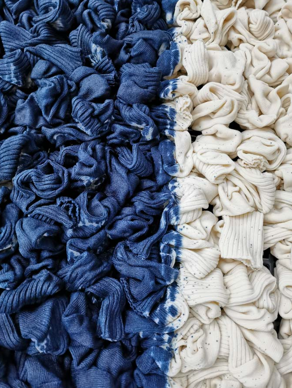 Tie Dye Socks • Indigo/ Coral