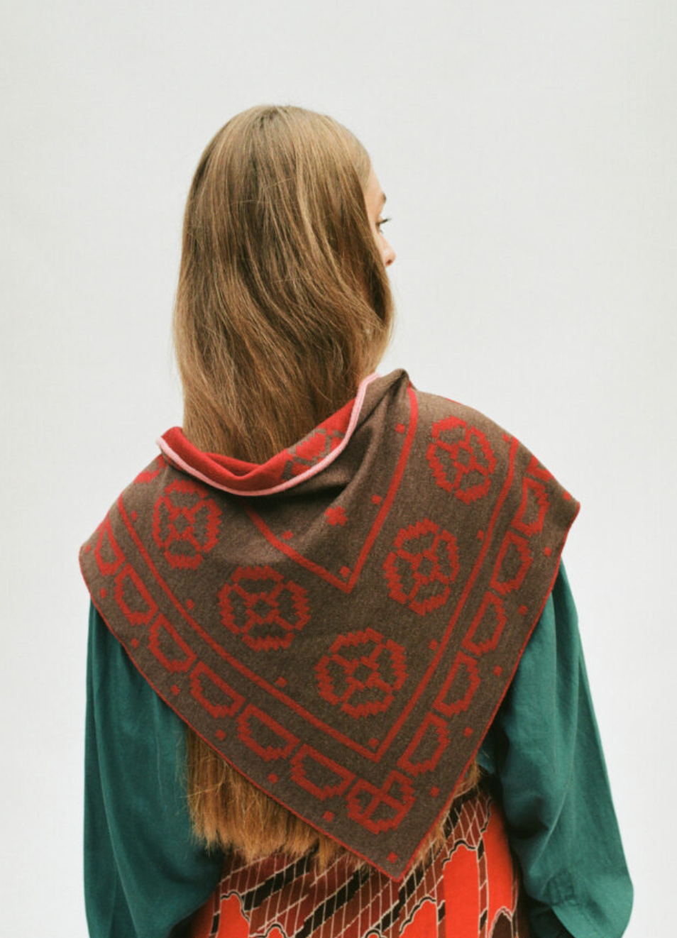 Relic Merino Scarf • Chocolate/ Wine