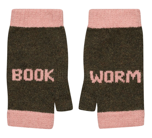 Book Worm Mittens • Kelp