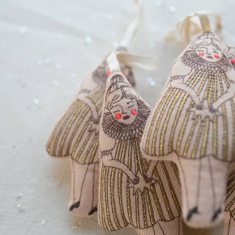 Wishing Star Girl • Cotton & Lavender Ornament