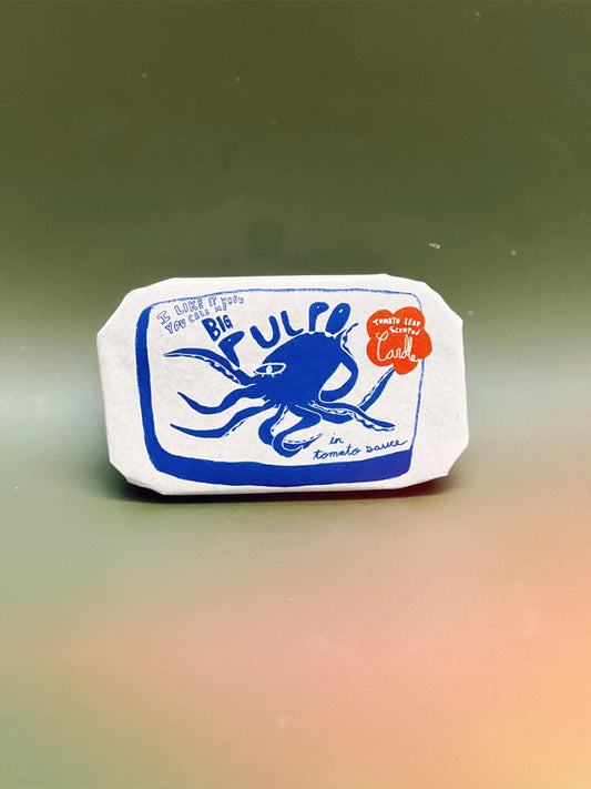 Tinned Fish Candle • Tomato Leaf