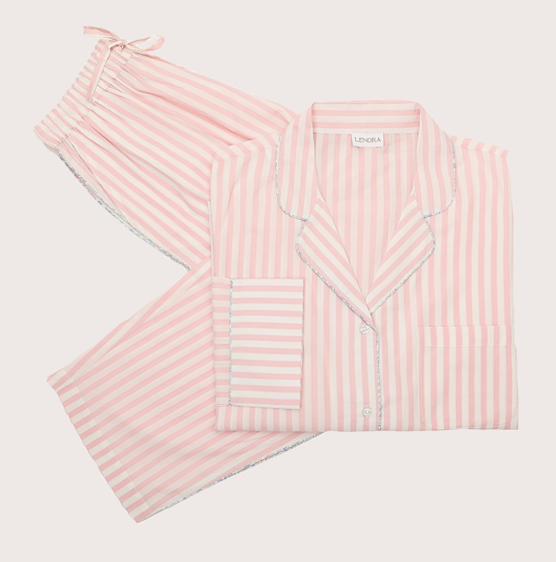 Striped Pajama Set