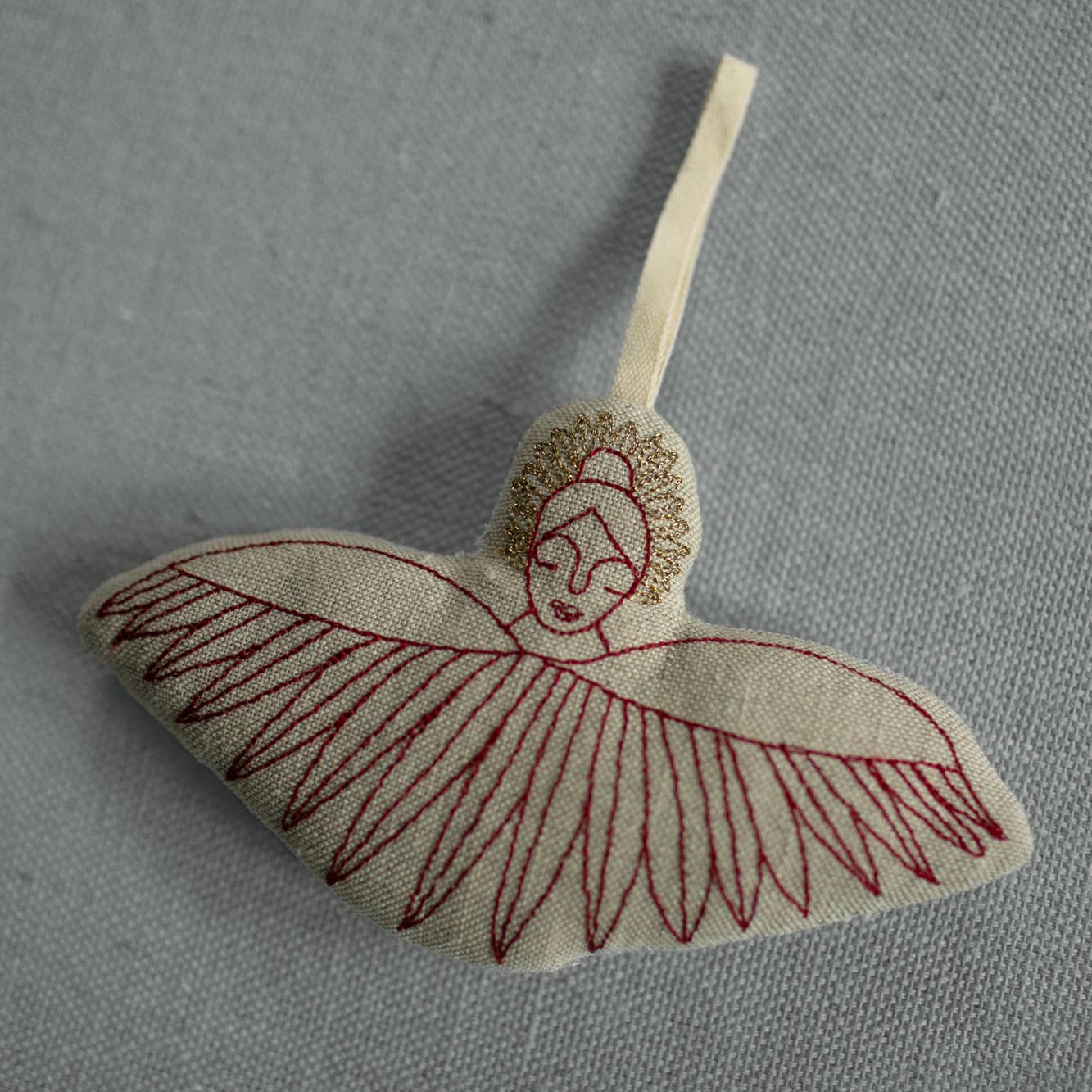 Cupid's Bow • Cotton & Lavender Ornament