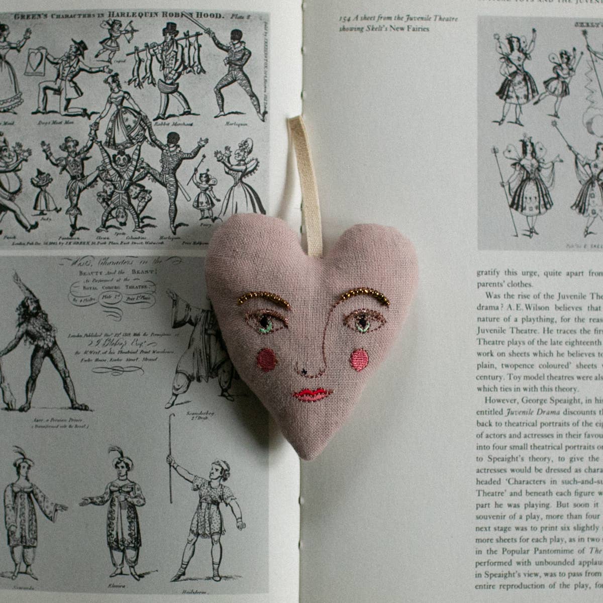 Handsome Heart • Cotton & Lavender Ornament