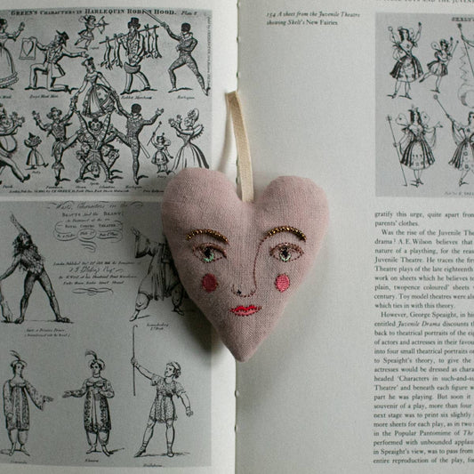 Handsome Heart • Cotton & Lavender Ornament