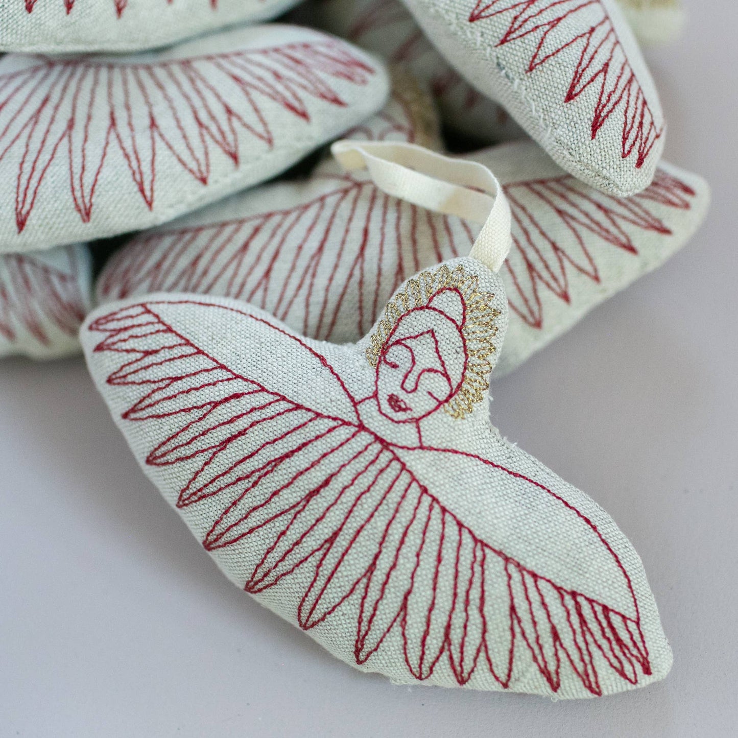 Cupid's Bow • Cotton & Lavender Ornament