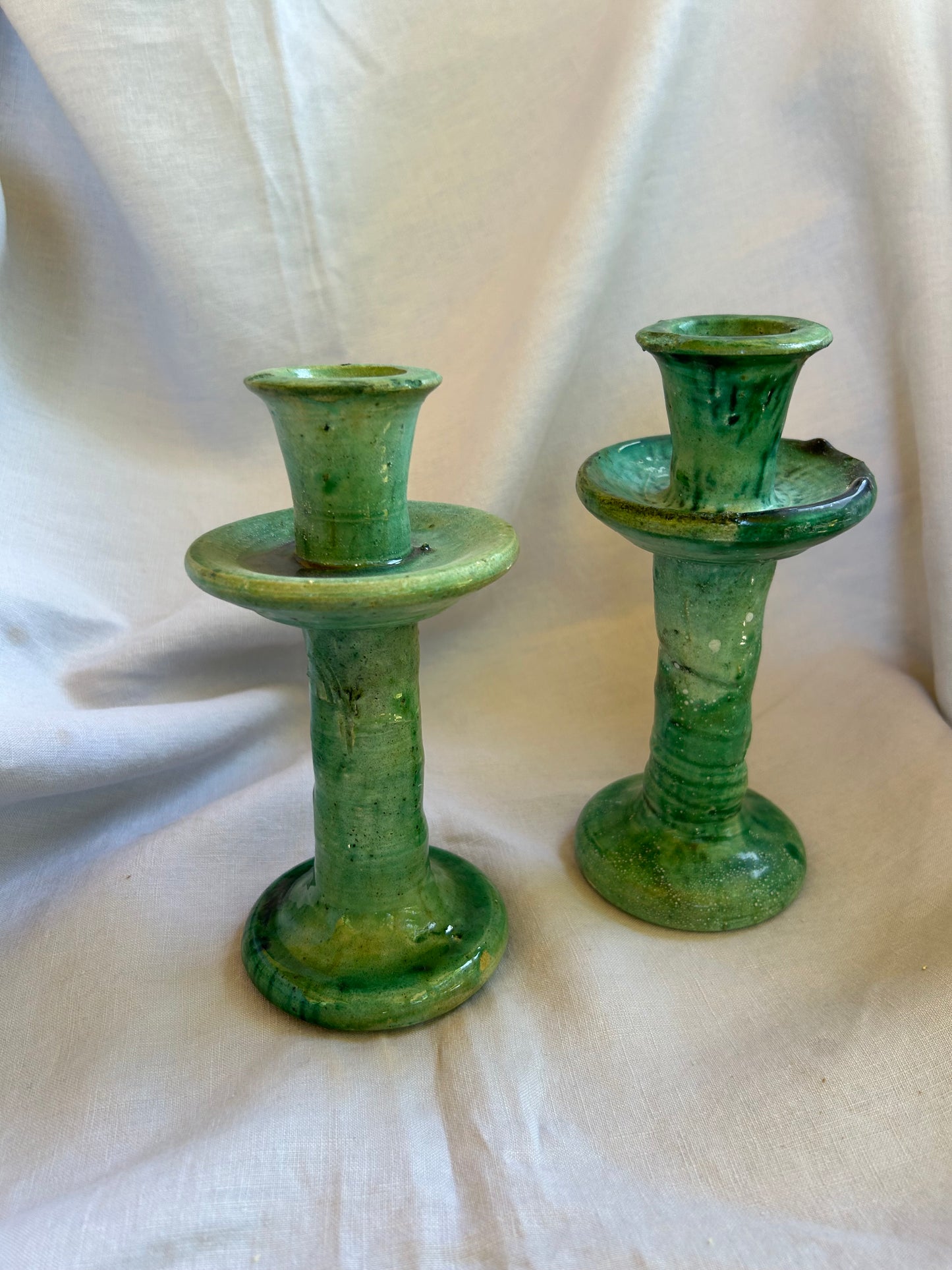 Tamegroute Candlestick Holder • Green