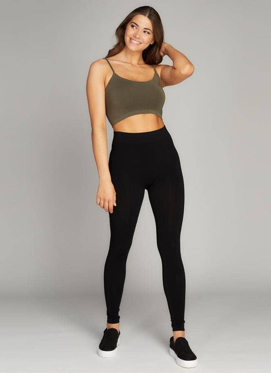 Fleece Lined Leggings • Black
