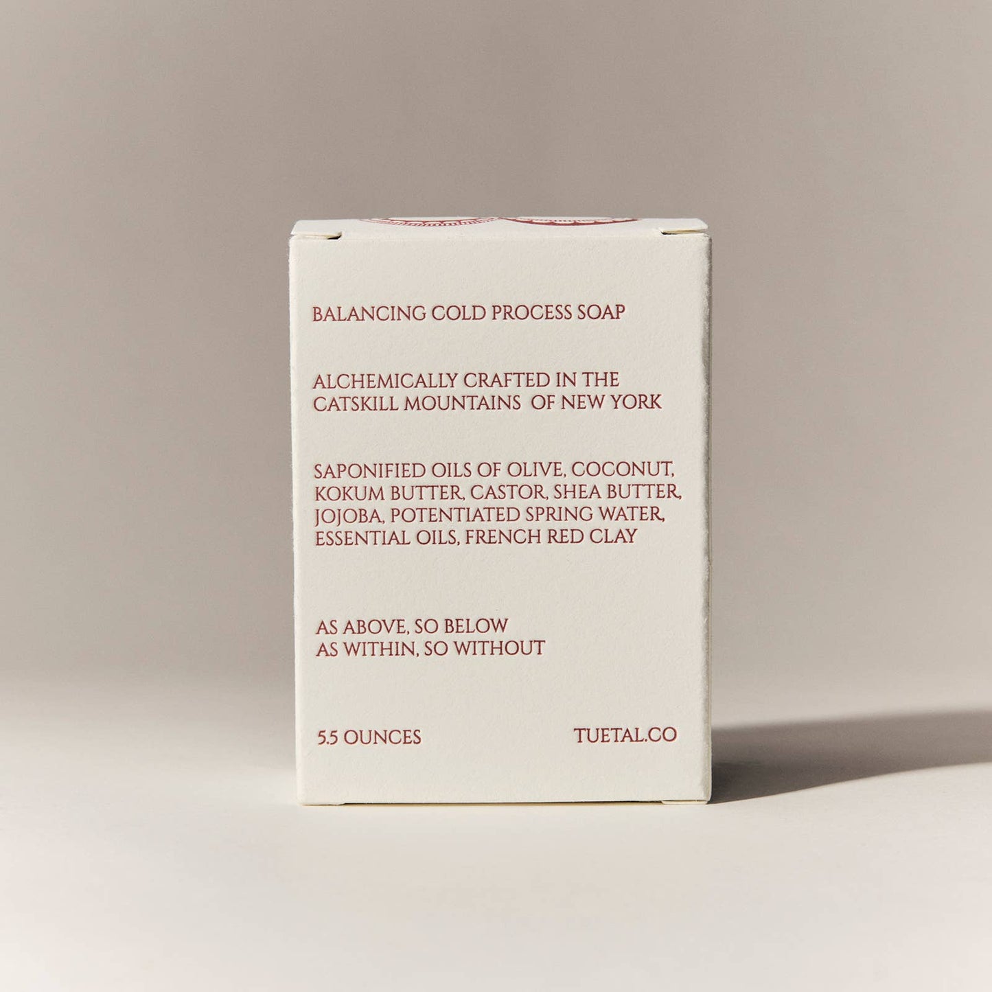 Solstice Balancing Red Clay Soap