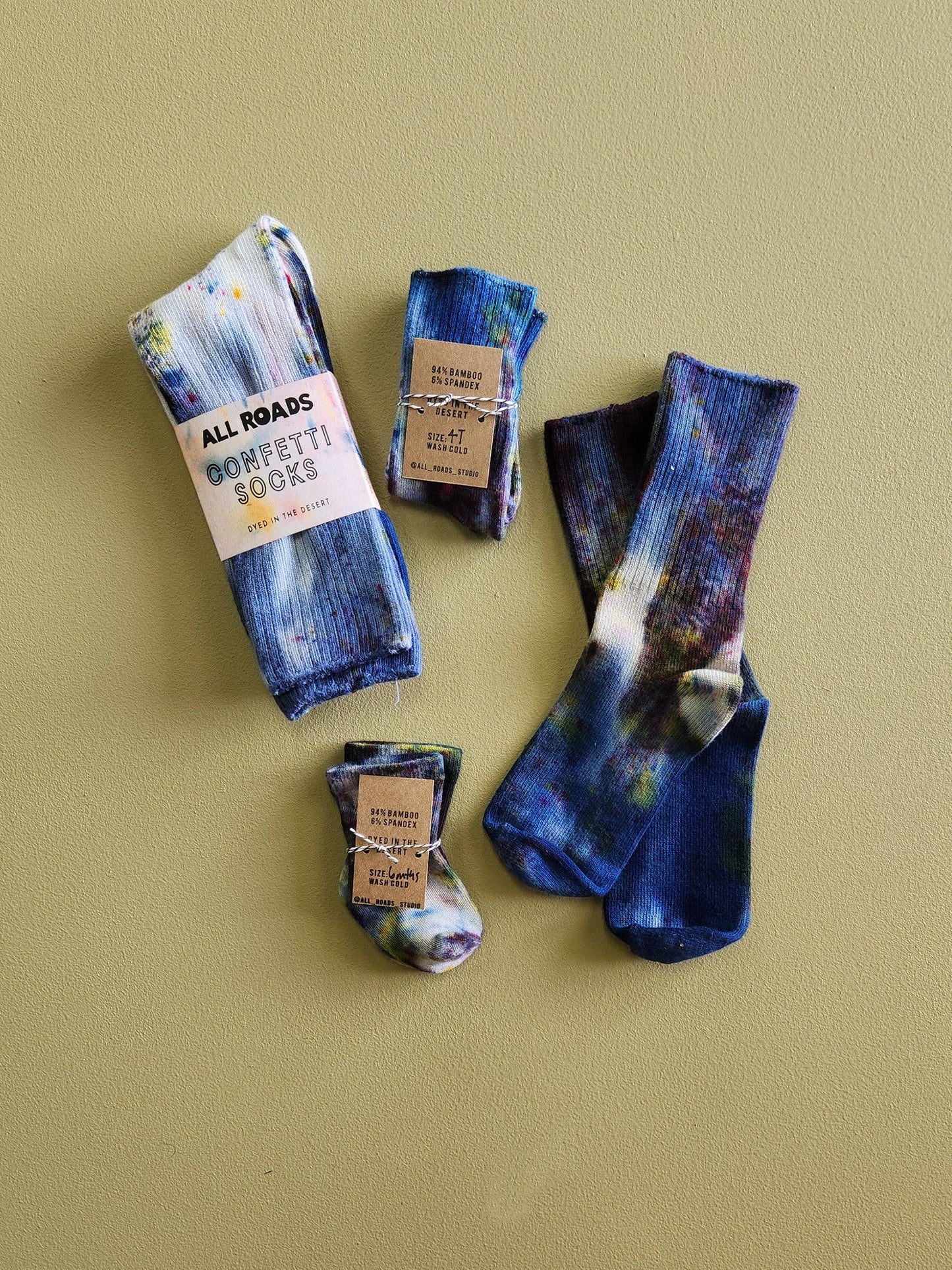 Kids Confetti Socks • Cold: 4T