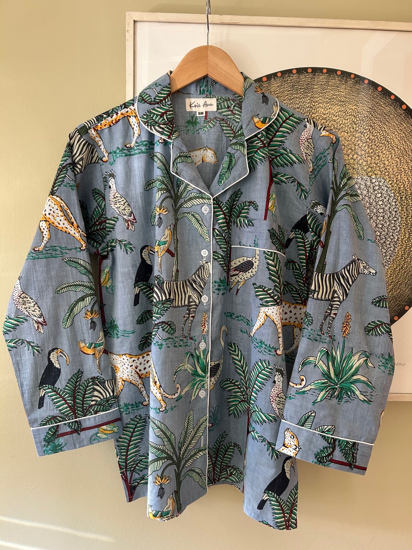 3 Piece Pajama Set • Jungle Print