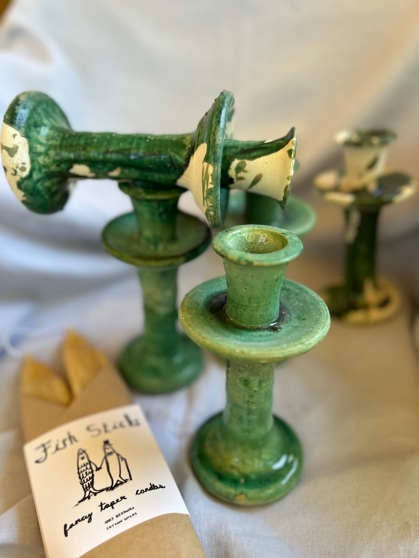 Tamegroute Candlestick Holder • Splatter