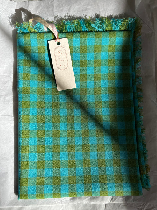 Wool/ Silk Scarf • Fern