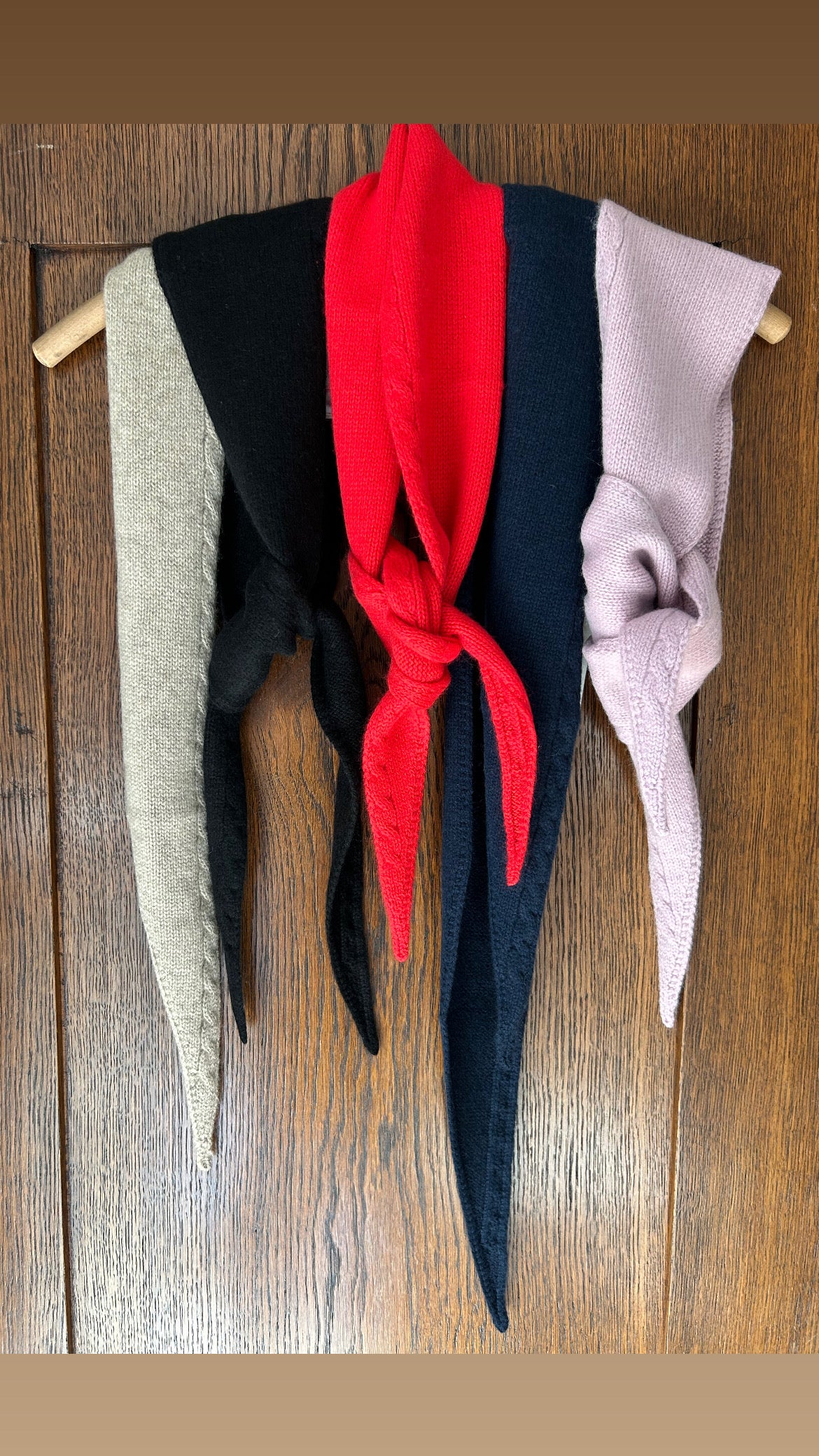 Cashmere Mini Scarf • Blush