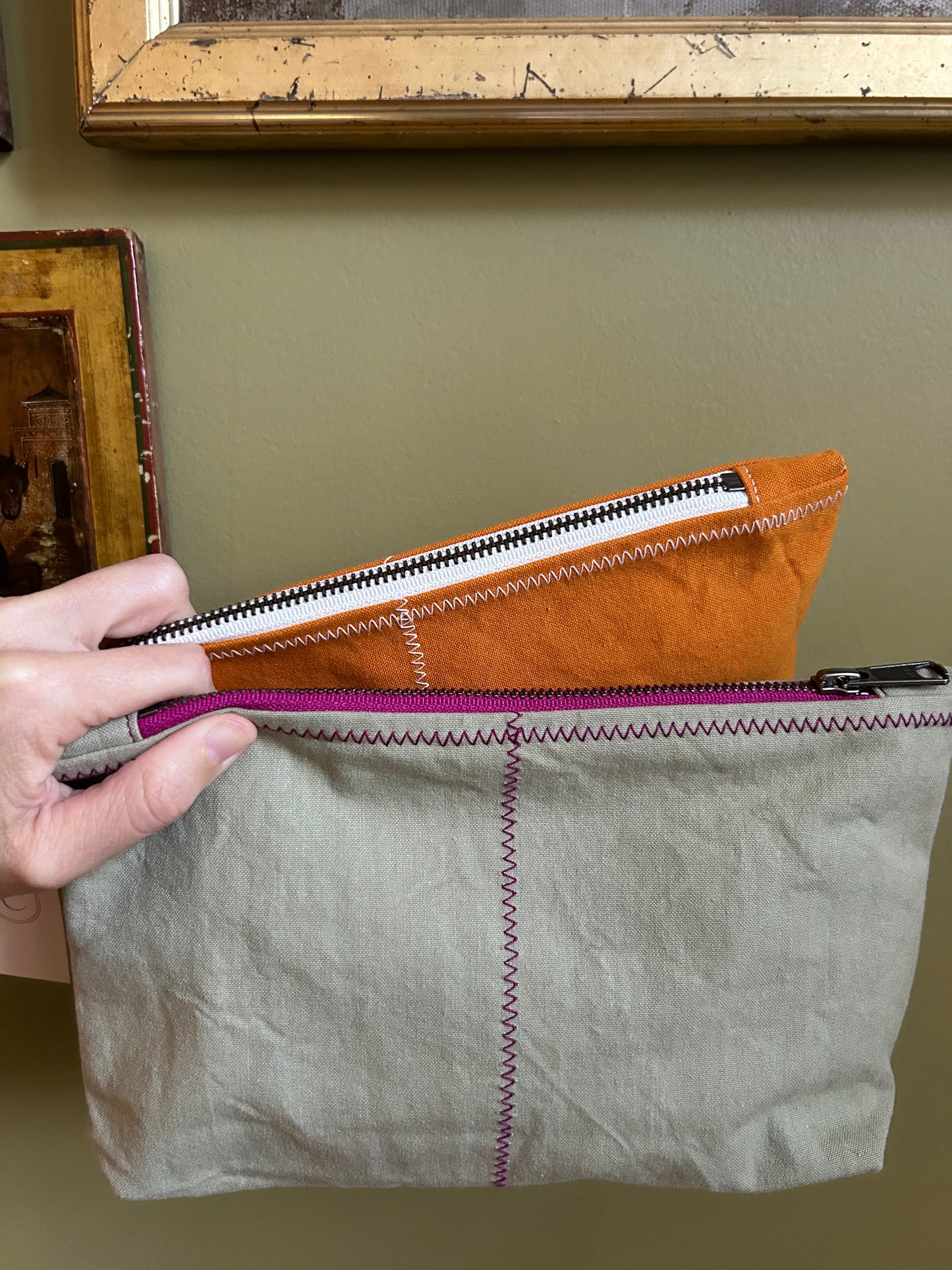 Cotton Pouch • Sage