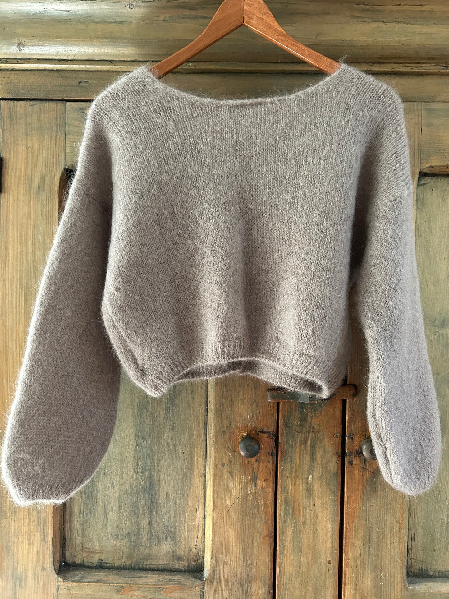 Mohair Cardigan • Light Taupe