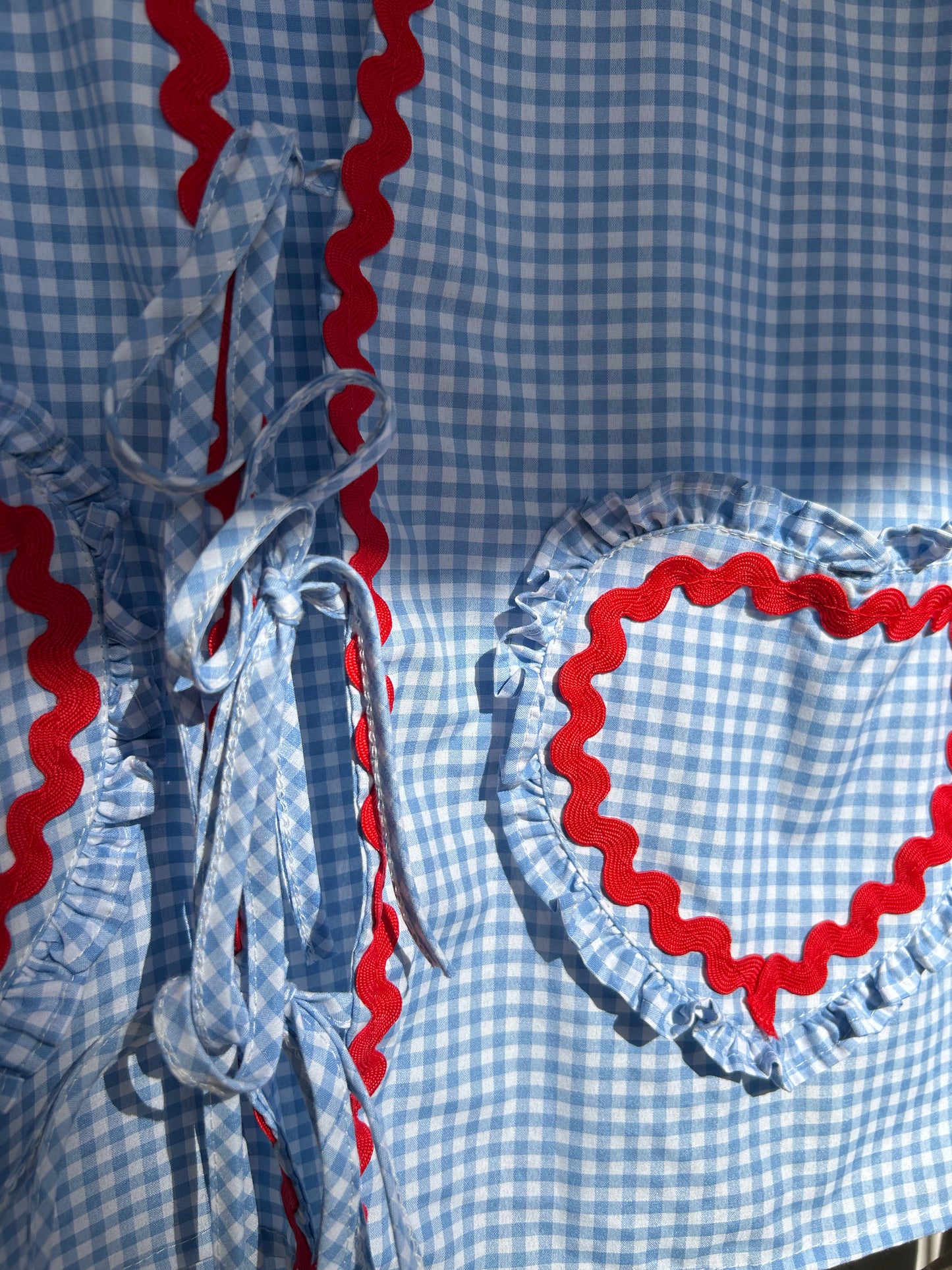 Oversized Gingham Love Cardigan