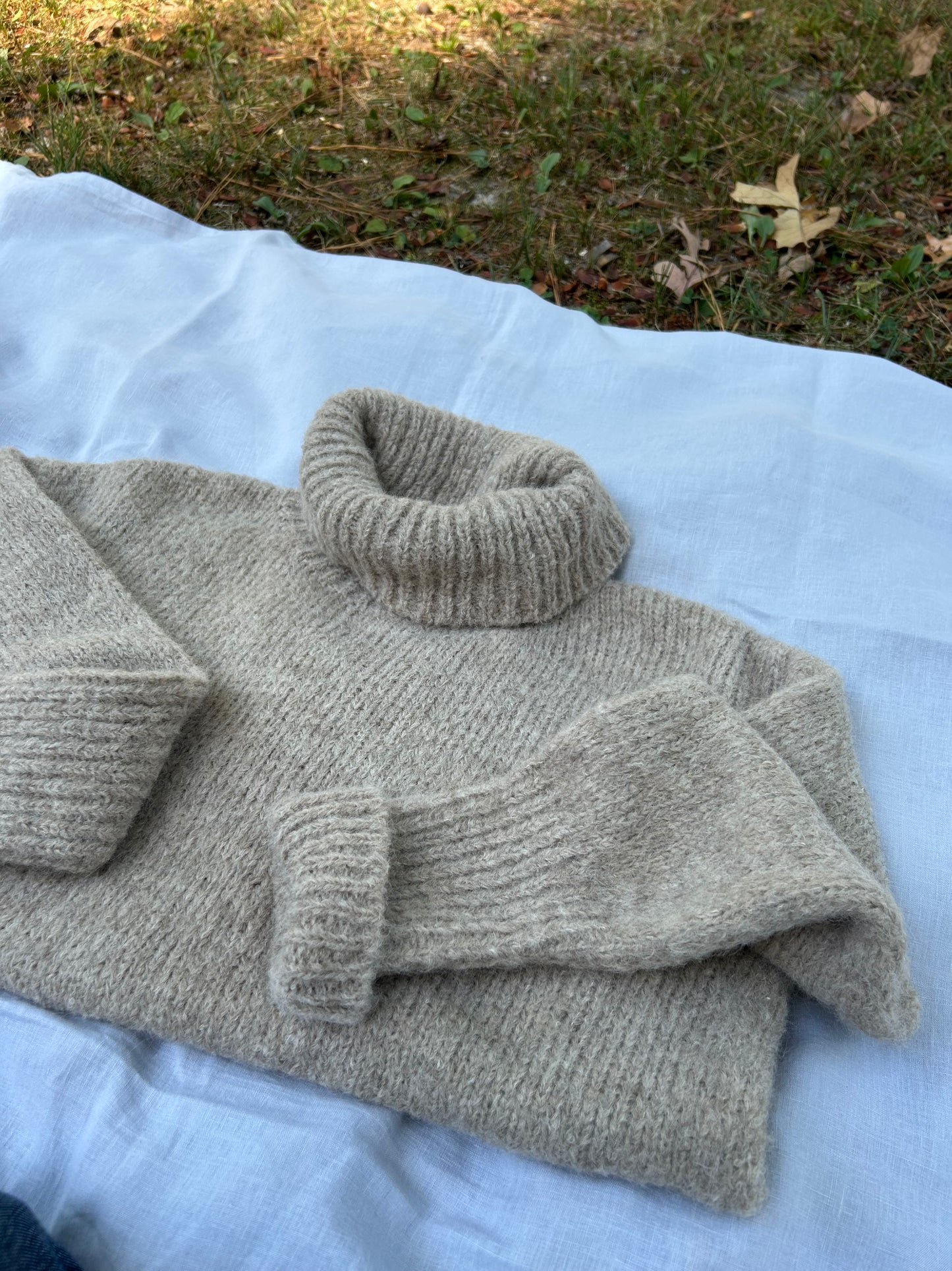 Hand Knit Alpaca Turtleneck