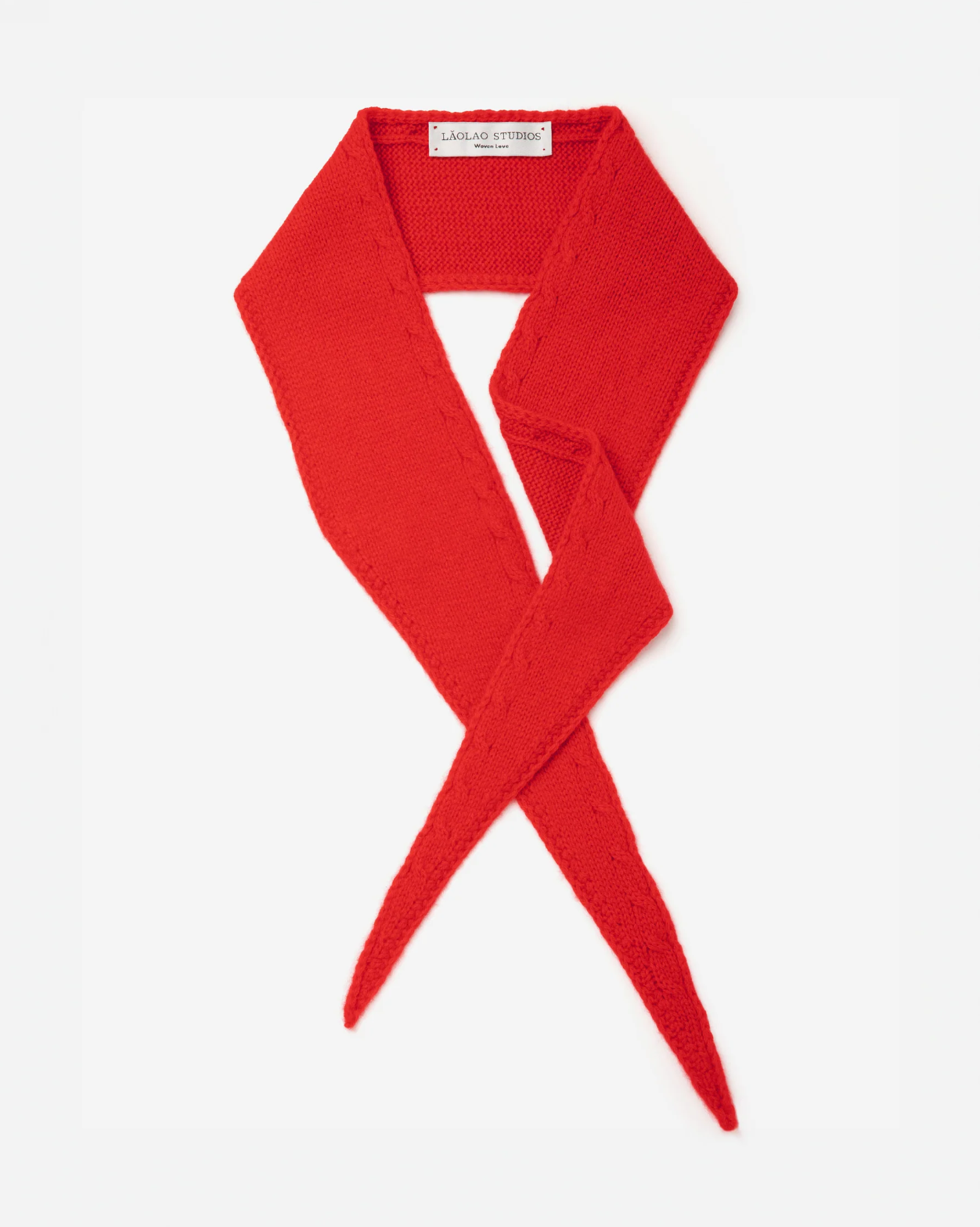 Cashmere Mini Scarf • Cherry