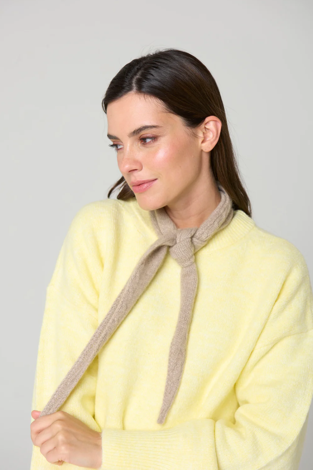 Cashmere Mini Scarf • Taupe