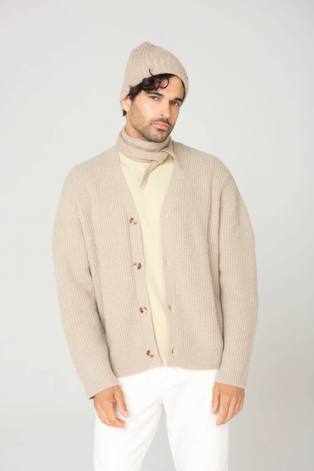 Cashmere Mini Scarf • Taupe