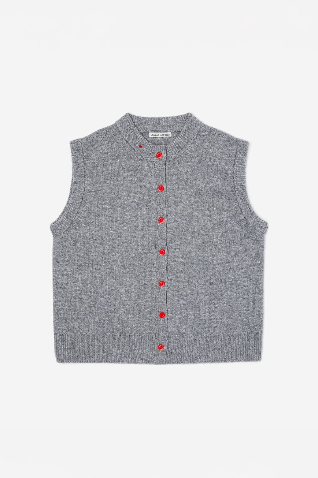 Button Vest • Grey