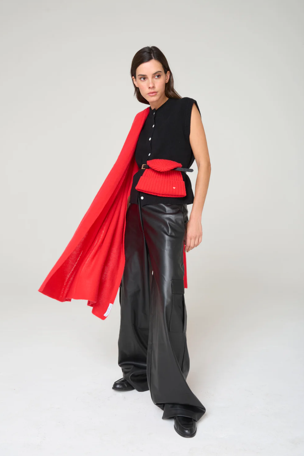 Button Vest • Black