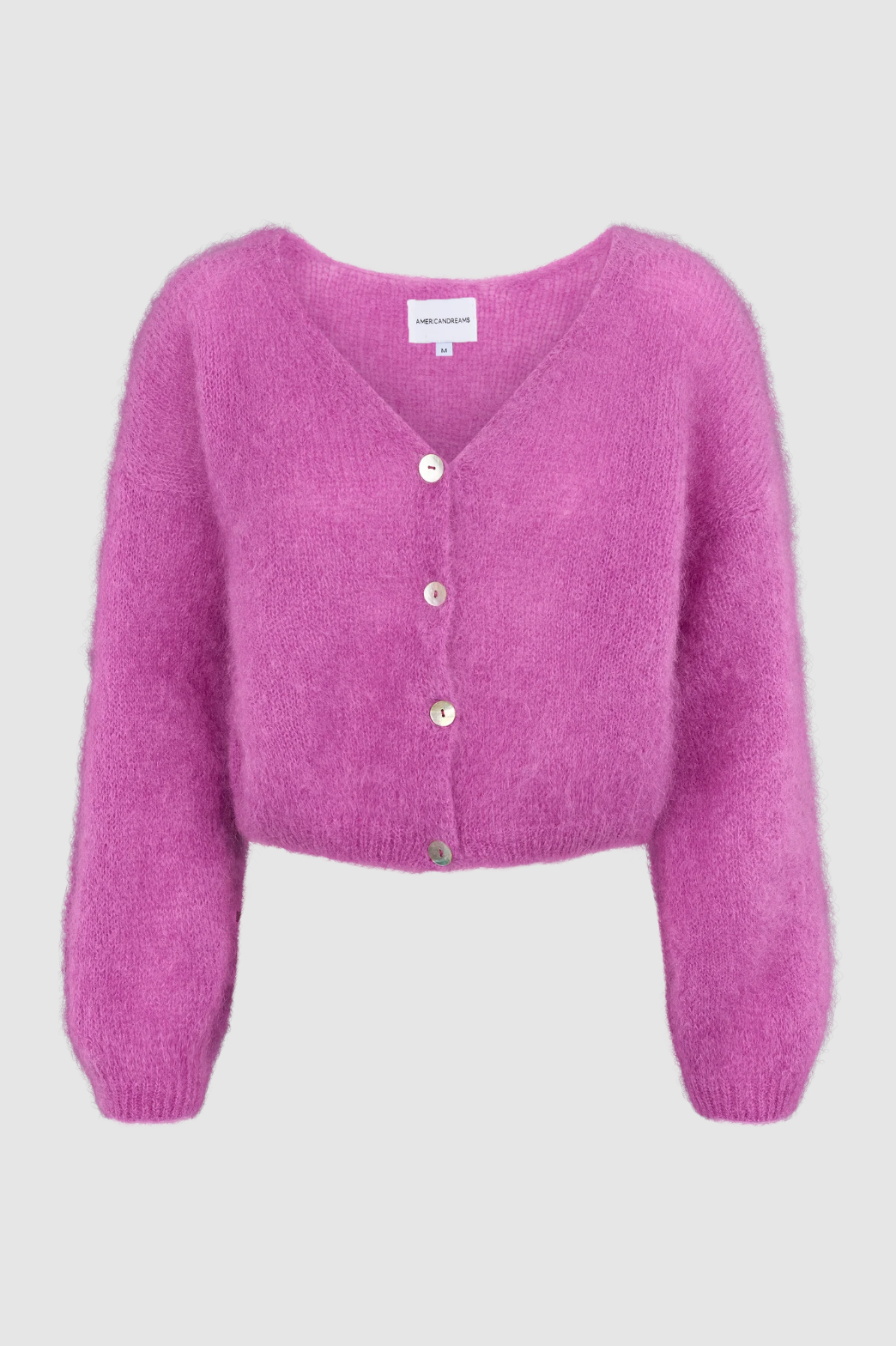 Mohair Cardigan • Pinky Purple