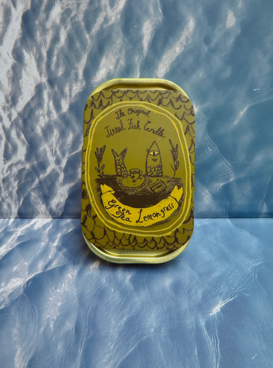 Tinned Fish Candle • Green Tea & Lemongrass