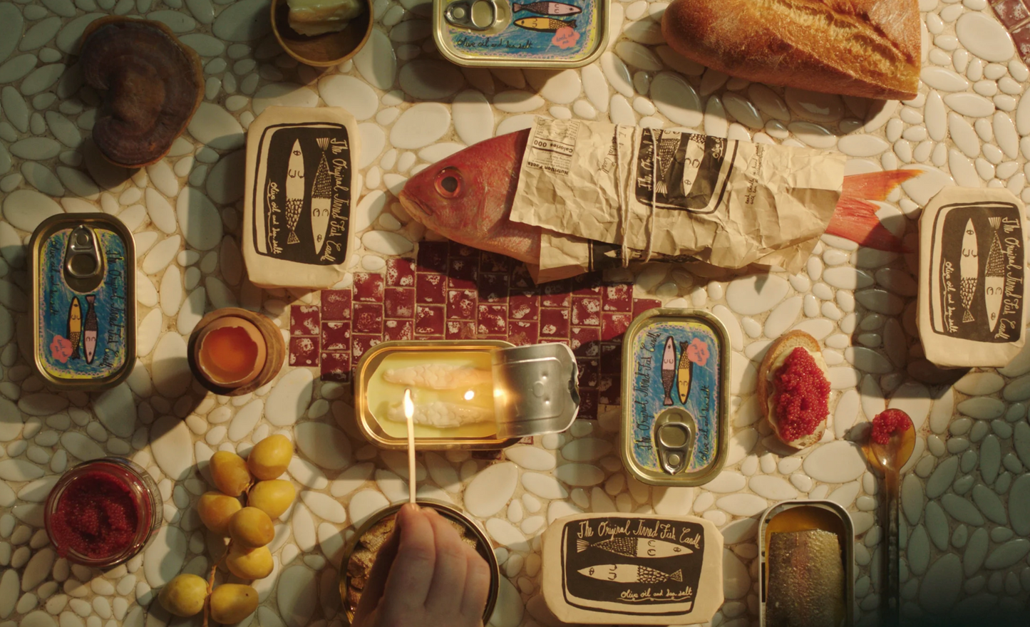 Tinned Fish Candle • Olive Oil & Sea Salt