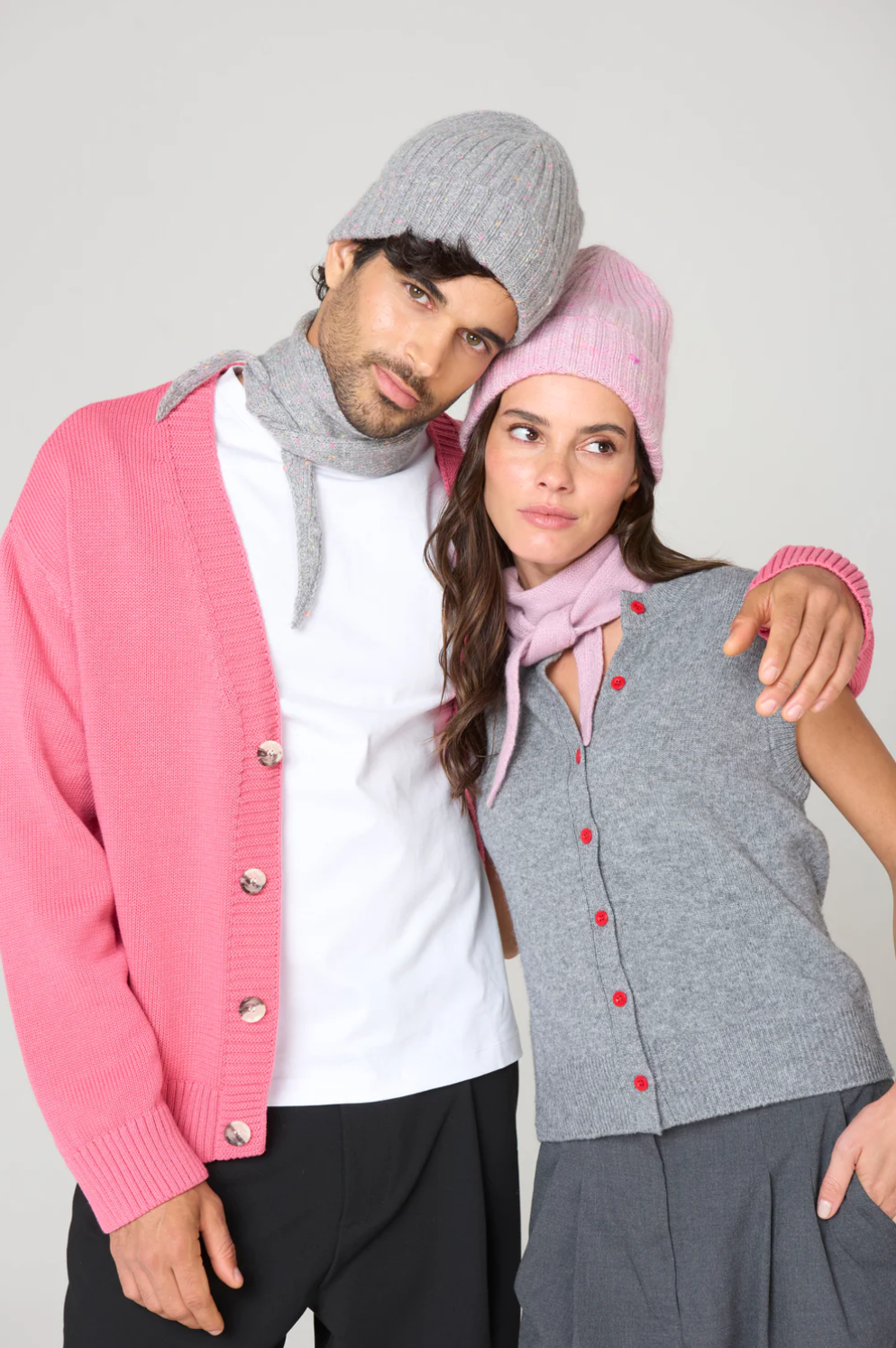 Cashmere Mini Scarf • Blush