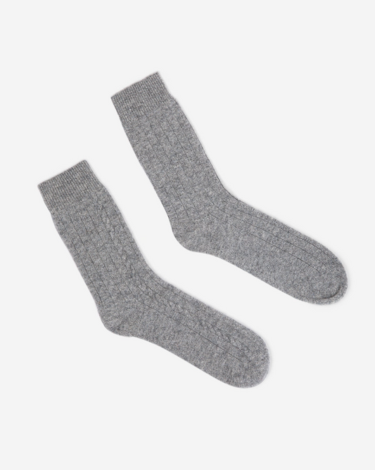 Cashmere Socks • Grey