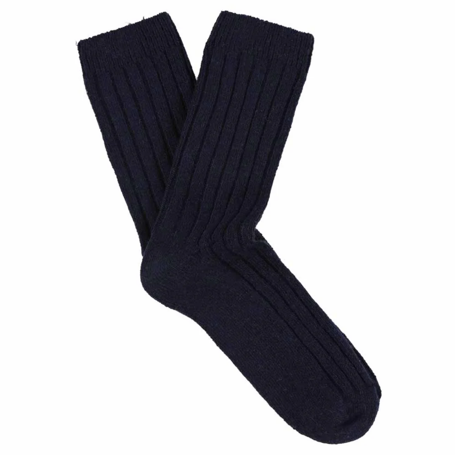 Cashmere Crew Socks • Navy