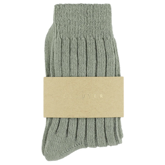 Cashmere Crew Socks • Light Green