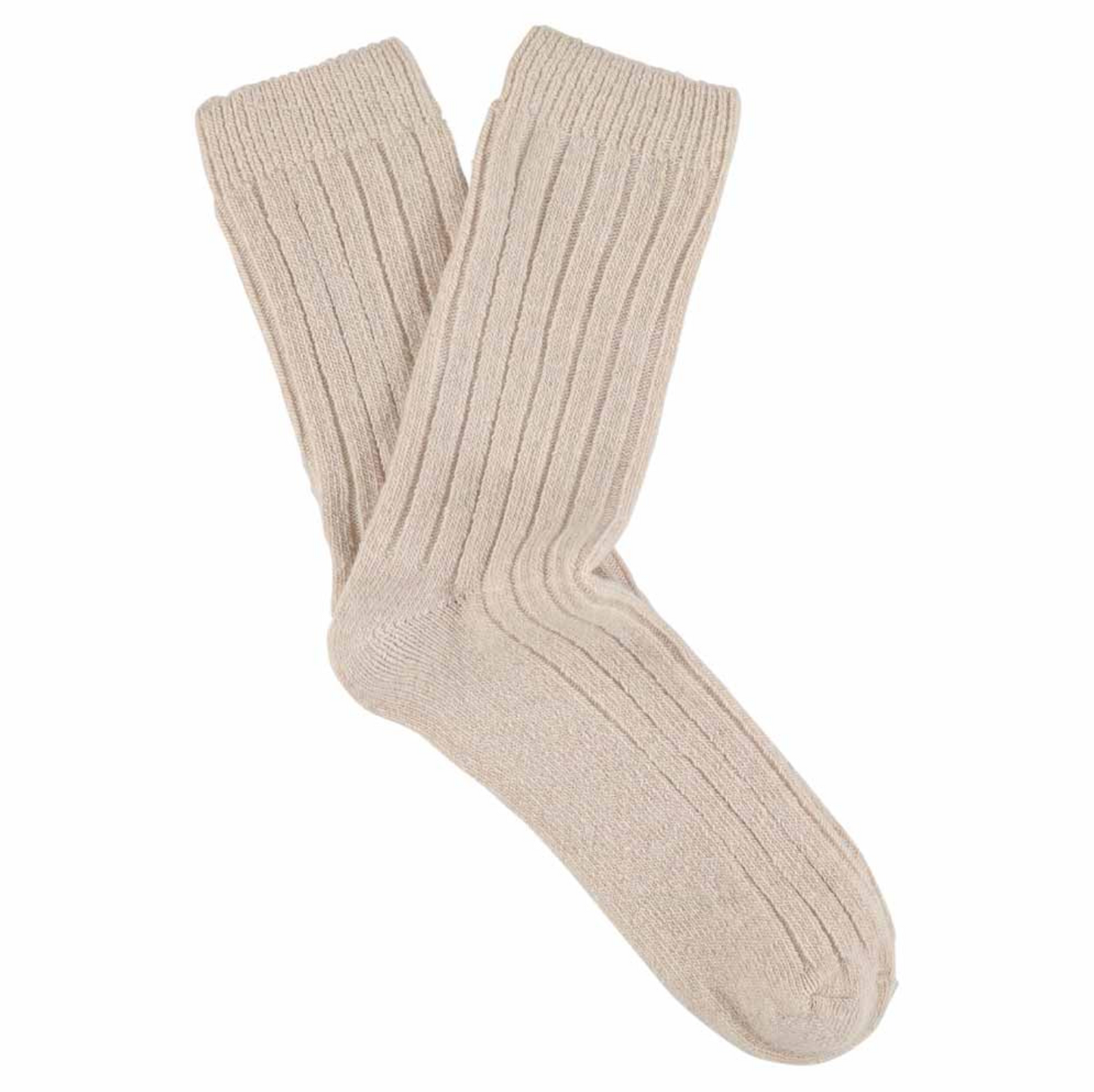Cashmere Crew Socks • Pink