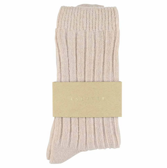 Cashmere Crew Socks • Pink