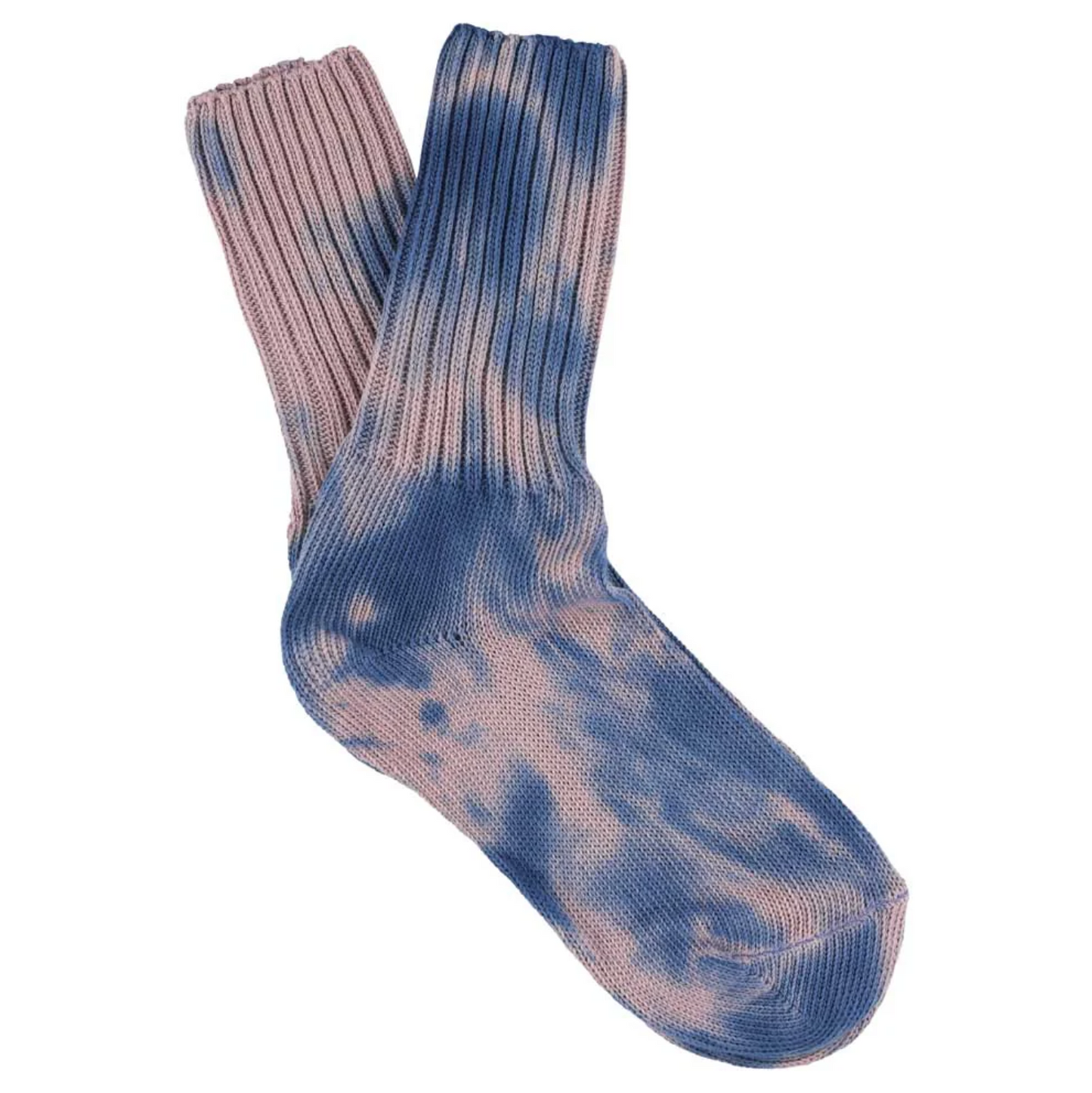 Tie Dye Socks • Indigo/ Coral