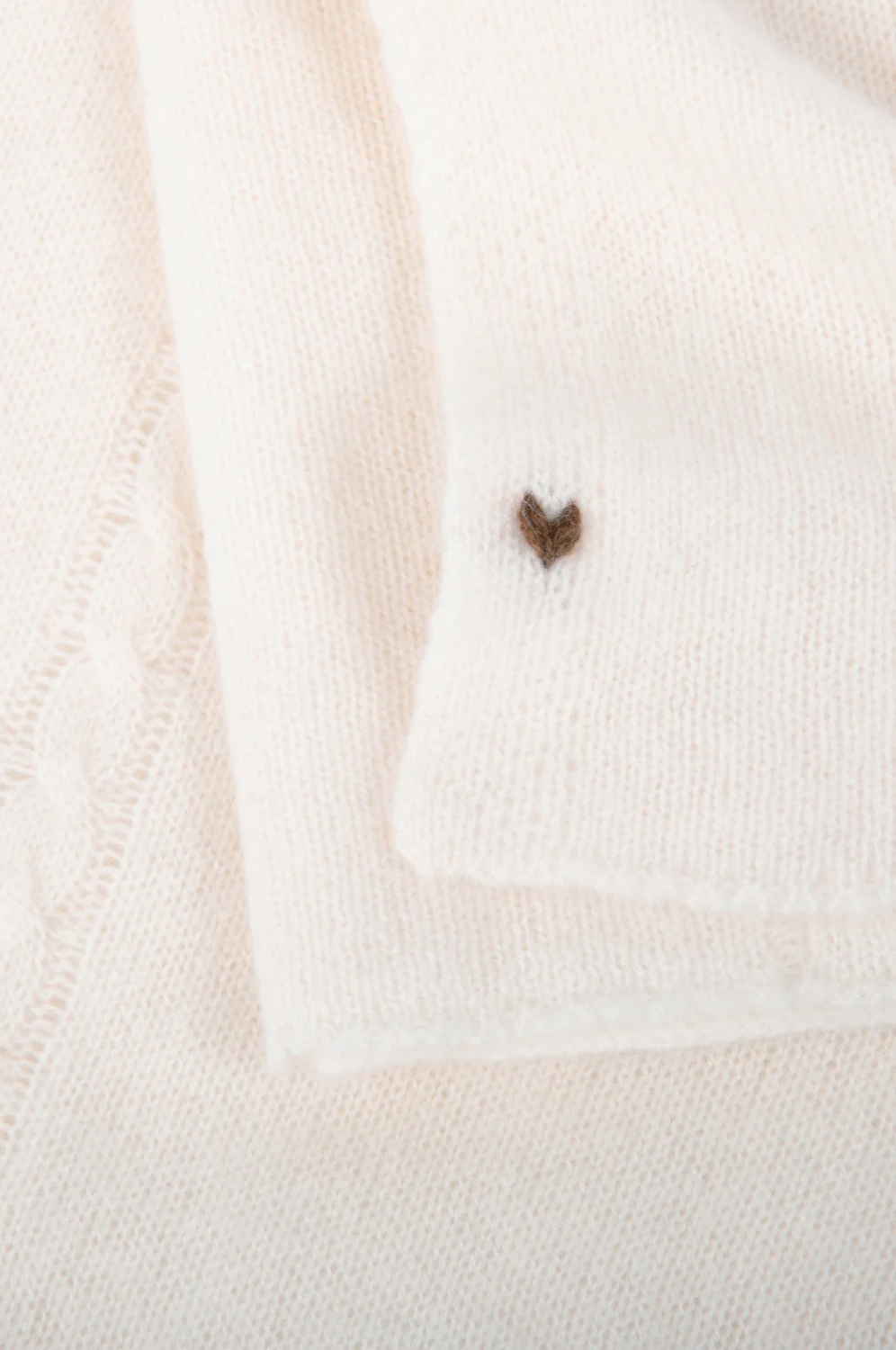 Big Cashmere Wrap • Milk