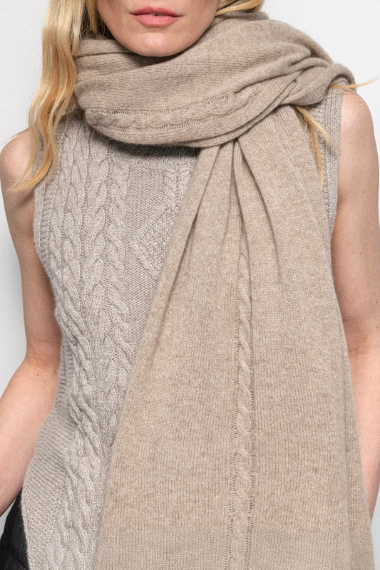 Big Cashmere Wrap • Taupe