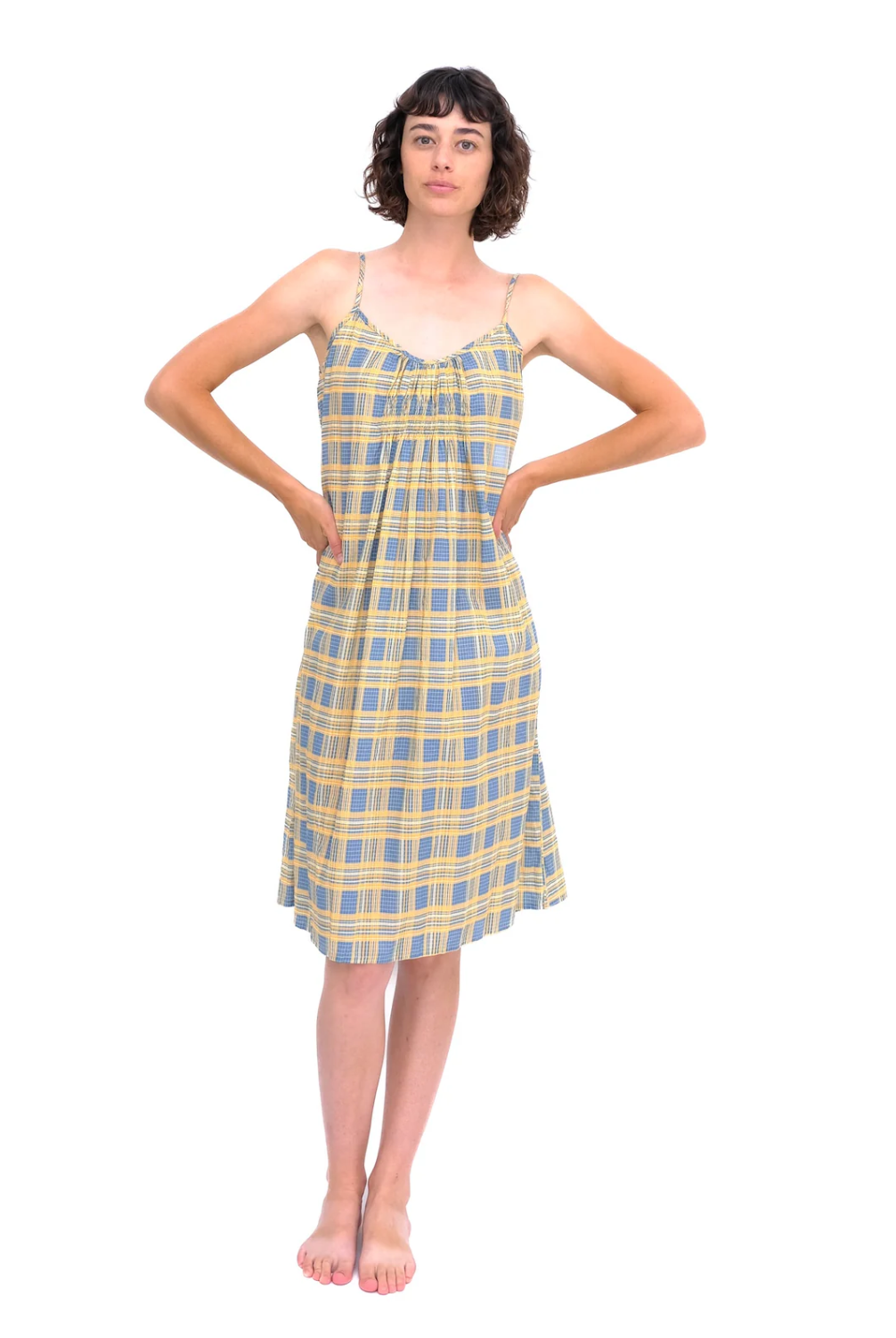 Short Shirred Slip