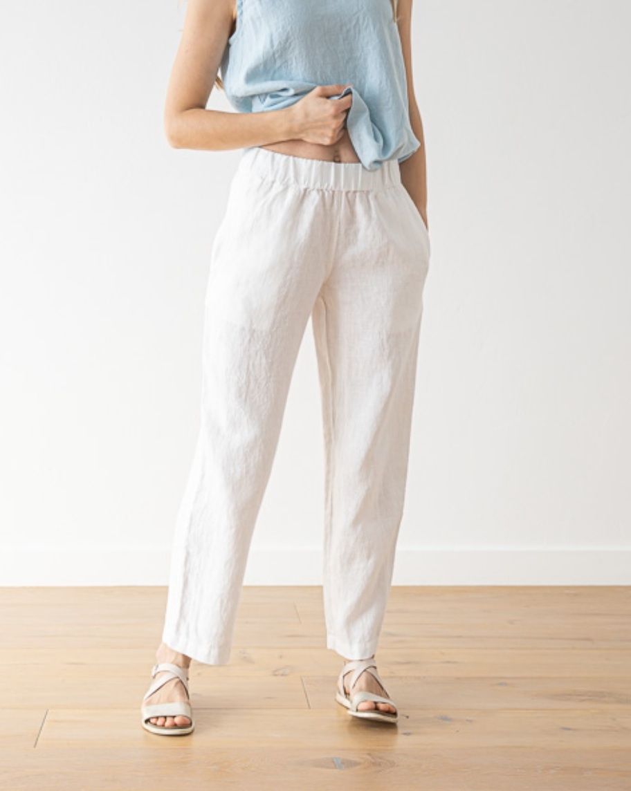 Linen Pants • White