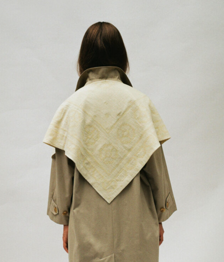 Relic Merino Scarf • Milk/ Wheat