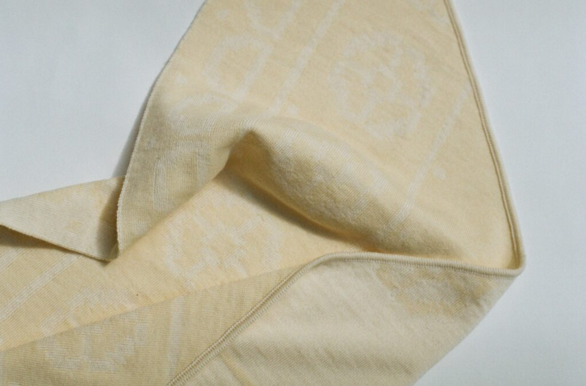 Relic Merino Scarf • Milk/ Wheat