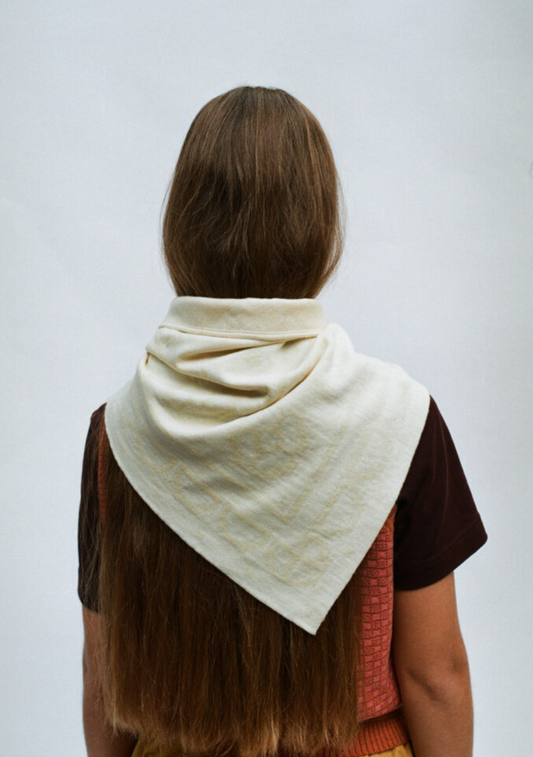 Relic Merino Scarf • Milk/ Wheat
