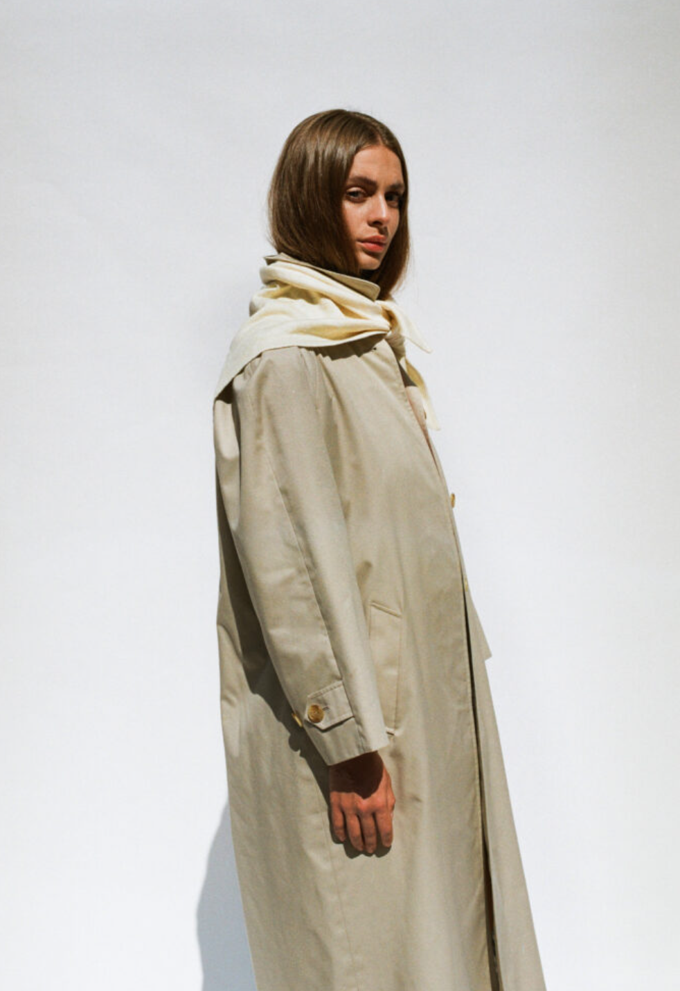 Relic Merino Scarf • Milk/ Wheat